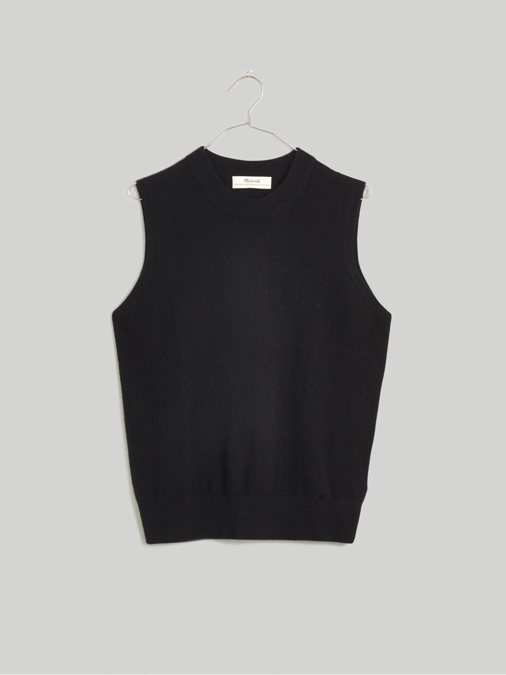 Madewell (Re)sponsible Cashmere Crewneck Sweater Vest